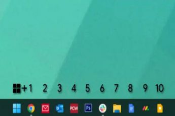 راه‌اندازی سریع taskbar