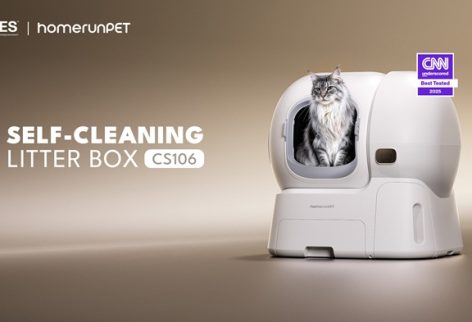 Making its global debut at CES 2026: The CS106, homerunPET’s flagship Self-Cleaning Litter Box.