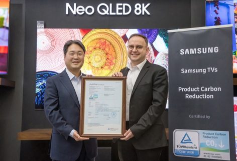 Samsung Electronics Earns Product Carbon Reduction Certification for 2024 TVs (1)